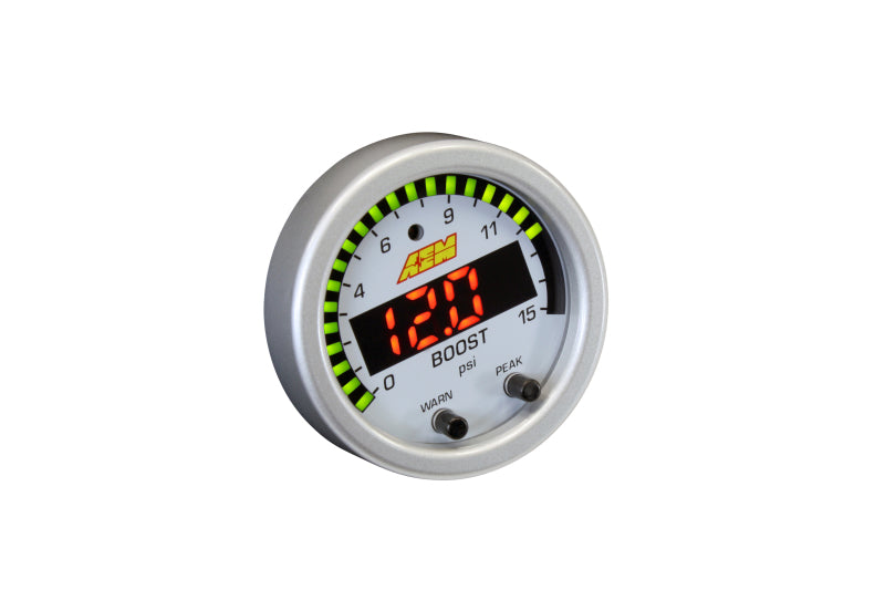 AEM X-Series Pressure 0-15psi Gauge Kit - DTX Performance