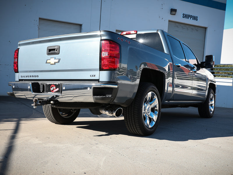 aFe Apollo GT Series 4in 409SS Cat Back Exh System Polished Tip 14-18GM Silverado 1500 V8-6.2L - DTX Performance