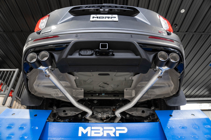 MBRP 20-21 Ford Explorer ST 3.0L EcoBoost Dual Rear Exit Axle Back w/ Quad Carbon Fiber Tips - T304 - DTX Performance