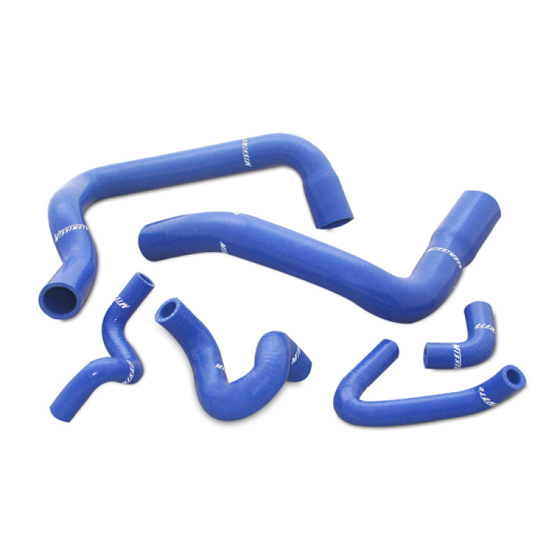 Mishimoto 86-93 Ford Mustang Blue Silicone Hose Kit - DTX Performance