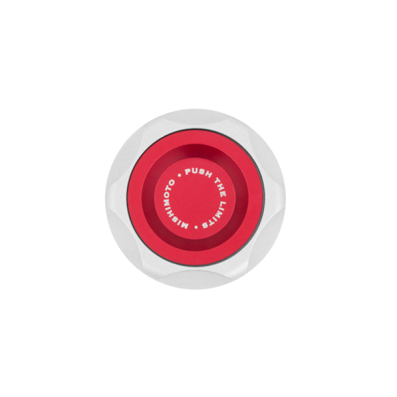 Mishimoto Mitsubishi Oil FIller Cap - Red - DTX Performance