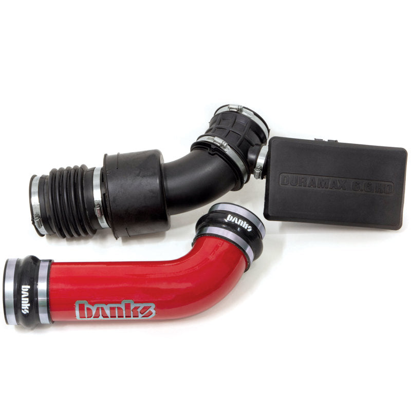 Banks Power 17-19 GM 2500/3500 6.6L L5P Intake Resonator Delete System - Red - DTX Performance