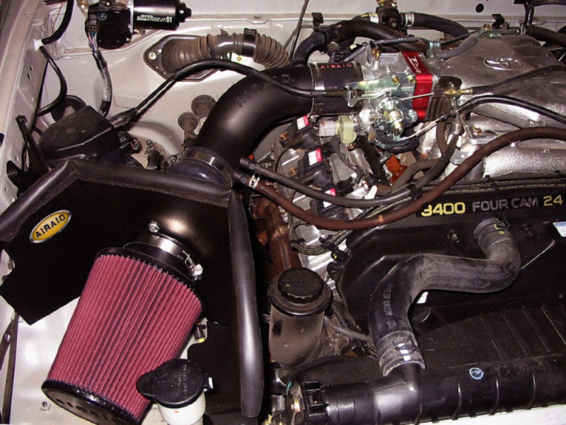 Airaid 01-04 Toyota Tacoma 3.4L CAD Intake System w/ Tube (Oiled / Red Media) - DTX Performance