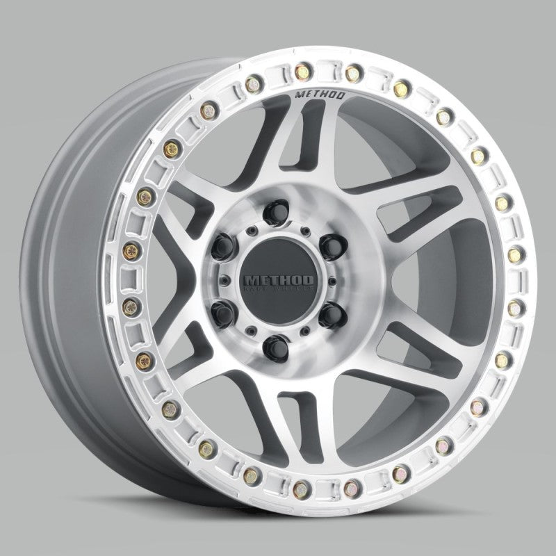 Method MR106 Beadlock 17x9 -44mm Offset 5x5 71.5mm CB Machined/Clear Coat w/BH-H24125 Wheel - DTX Performance