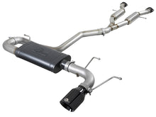 Load image into Gallery viewer, aFe Large Bore HD 3in 304 SS Cat-Back Exhaust w/ Black Tips 14-19 Jeep Grand Cherokee (WK2) V6-3.6L - DTX Performance