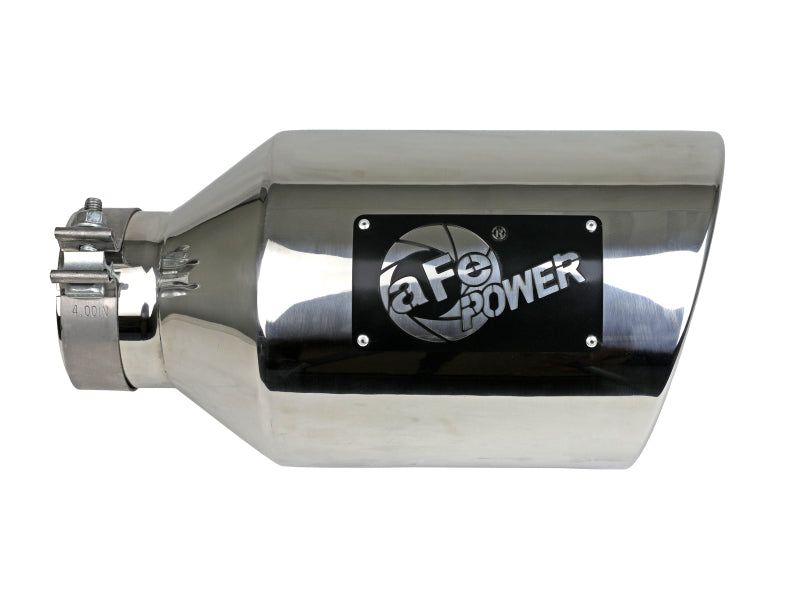 aFe Power MACH Force-Xp 304 Stainless Steel Clamp-on Exhaust Tip - Polished - DTX Performance