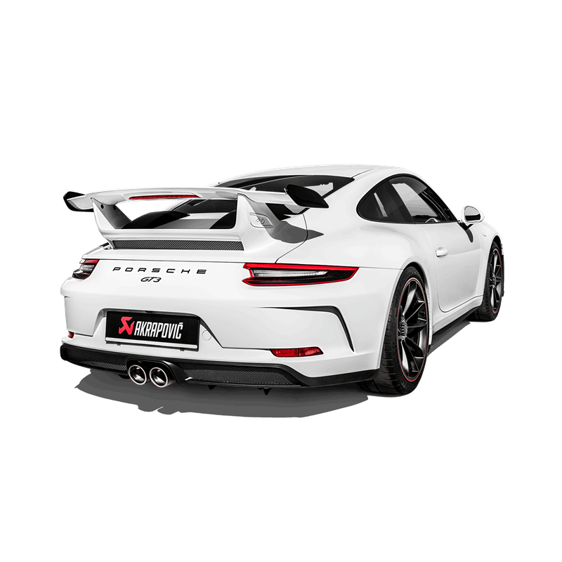 Akrapovic 2018 Porsche 911 GT3 (991.2) Slip-On Race Line (Titanium) w/Titanium Tail Pipe Set - DTX Performance