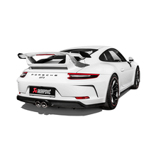 Load image into Gallery viewer, Akrapovic 2018 Porsche 911 GT3 (991.2) Slip-On Race Line (Titanium) w/Titanium Tail Pipe Set - DTX Performance