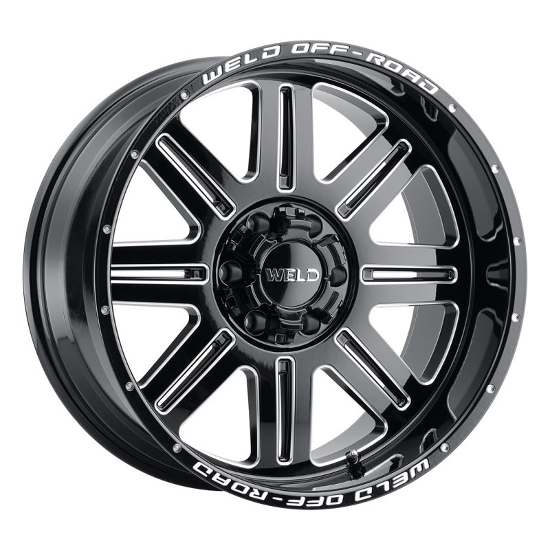 Weld Off-Road W103 18X9 Chasm 5X114.3 5X127 ET-12 BS4.50 Gloss Black MIL 78.1 - DTX Performance