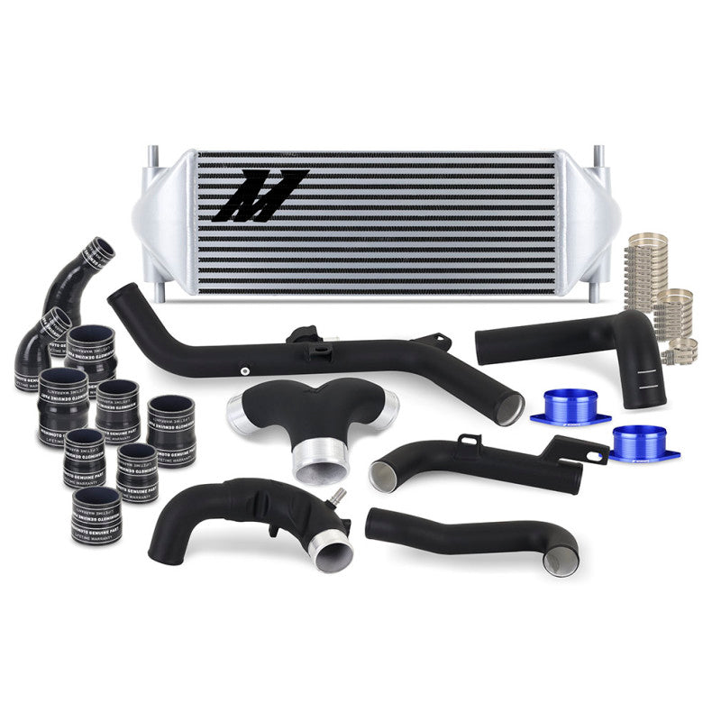 Mishimoto 21+ Bronco 2.7 Stock Location INT Kit MWBK Pipes SL Cooler - DTX Performance