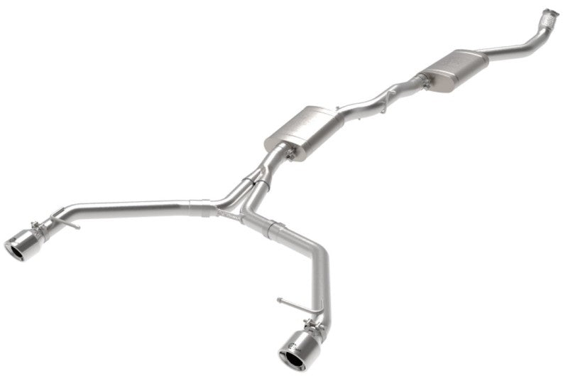 afe MACH Force-Xp 13-16 Audi Allroad L4 SS Cat-Back Exhaust w/ PolishedTips - DTX Performance