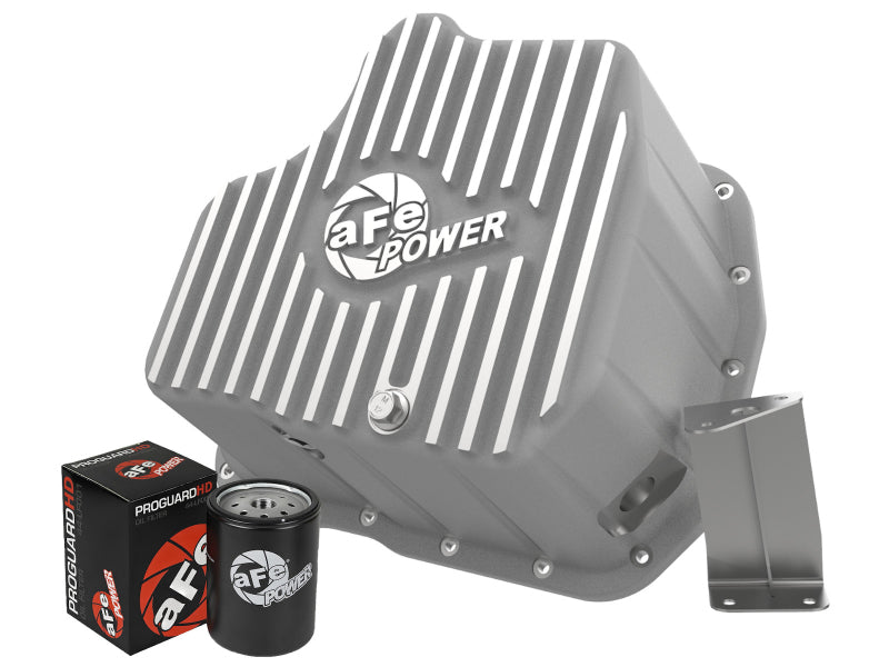 aFe Street Series Deep Engine Oil Pan 01-10 GM Duramax V8-6.6L (td) - DTX Performance