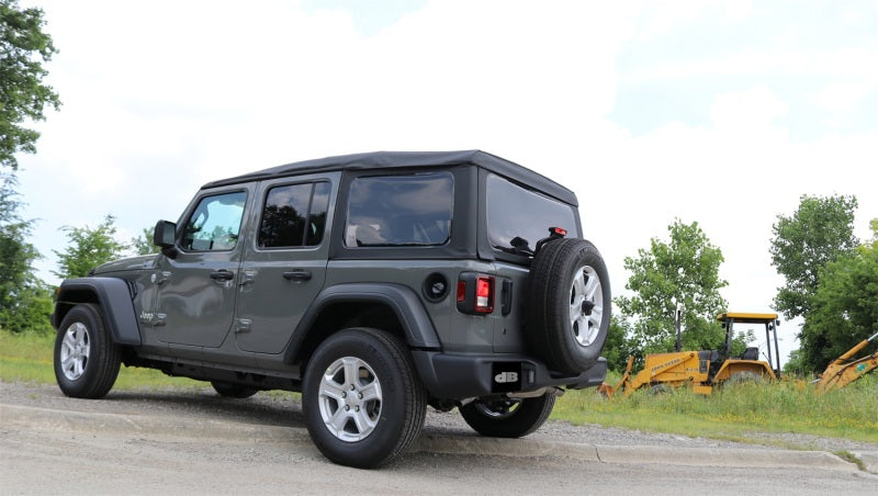 Corsa 18+ Jeep Wrangler JL 2.5in Dual Rear Turn Down Exit Sport Axle-Back Exhaust - DTX Performance