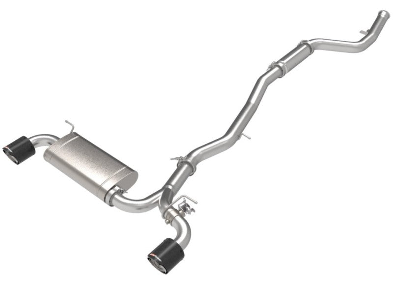 aFe POWER Takeda 2021 Toyota Supra 2.0L (t) 2.5in-3in 304 SS CB Exhaust w/ Carbon Tips - DTX Performance