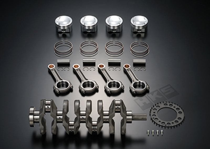 HKS 08-10 EVO X 4B11 Stroker Kit w/ Forged Pistons Crank & I-Beam Conrods - DTX Performance