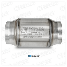 Load image into Gallery viewer, GESI G-Sport 400 CPSI GEN 2 EPA Compliant 3.0in Inlet/Outlet Catalytic Converter-4in x 4in-350-500HP - DTX Performance