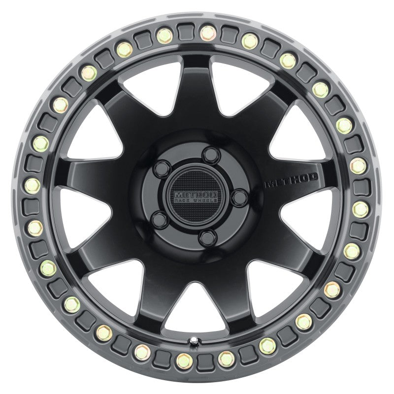 Method MR108 17x9 -44mm Offset 5x5 71.5mm CB Matte Black w/BH-H24125-38 Wheel - DTX Performance