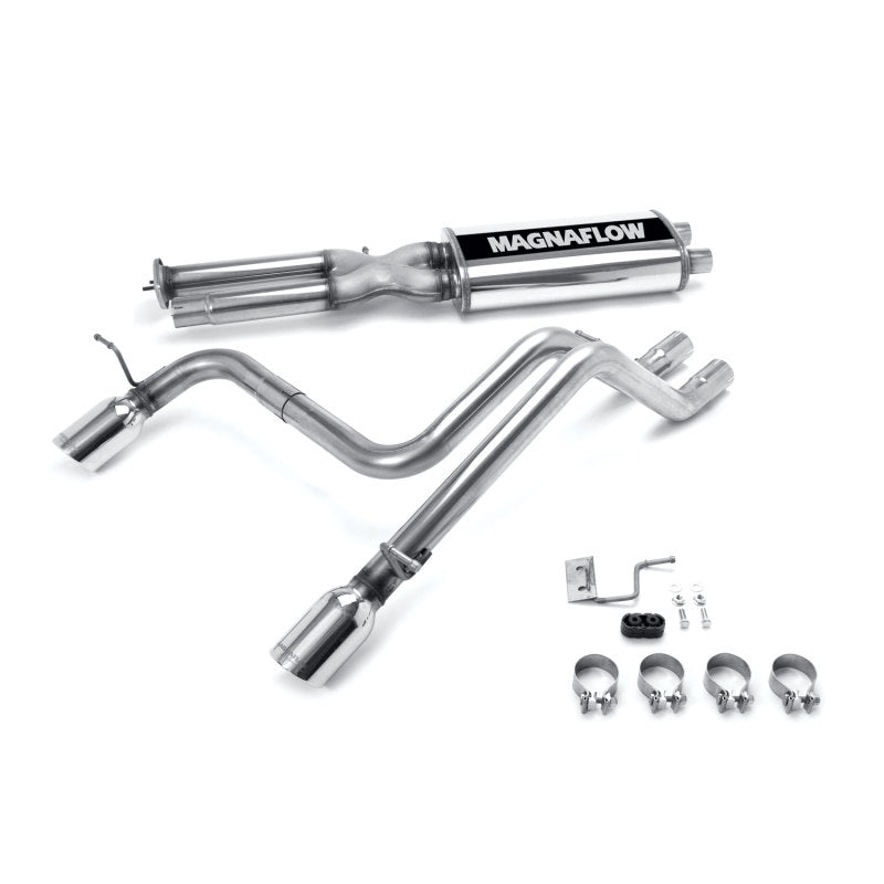 MagnaFlow Sys C/B 03-06 Hummer H2 split rear - DTX Performance