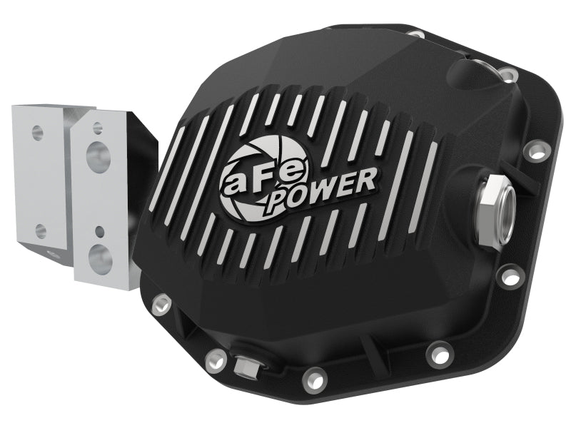 aFe Street Series Rear Differential Cover Black w/Machined Fins 20+ Jeep Gladiator JT (Dana M220) - DTX Performance