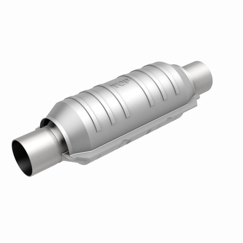 MagnaFlow Catalytic Converter 2 in Inlet 2 in Outlet 11 in Length SS - DTX Performance