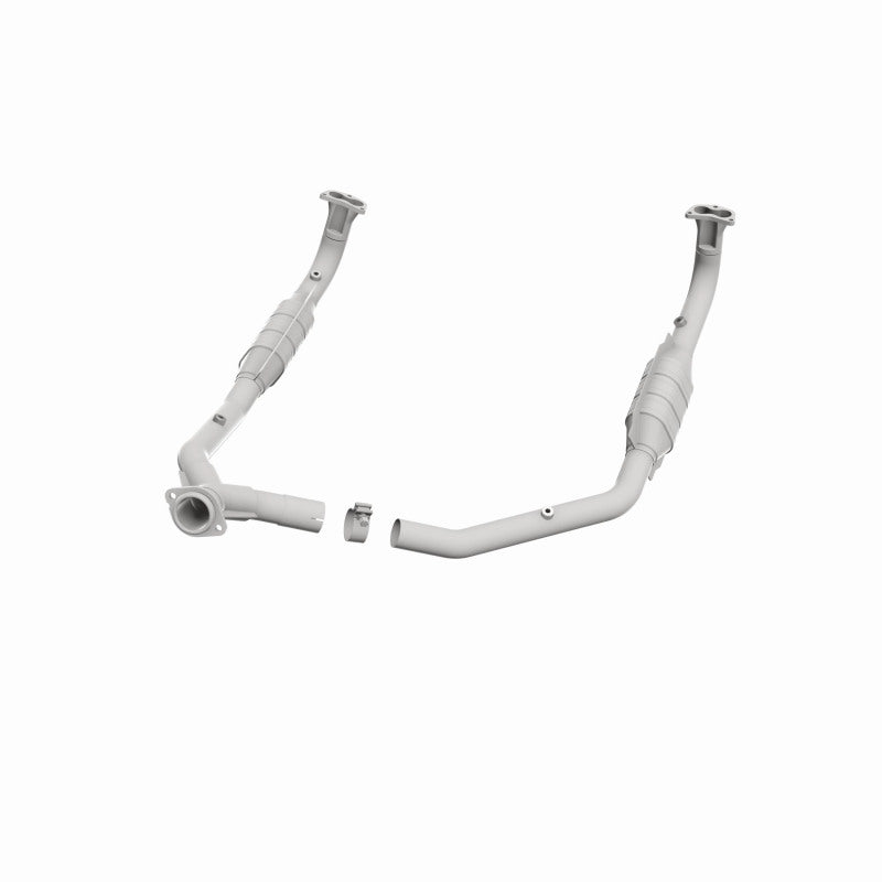 MagnaFlow Conv DF 97 Land Rover Defender 90 4.0L Y-Pipe Assy / 96-99 Discovery 4.0L Y-Pipe Assy - DTX Performance