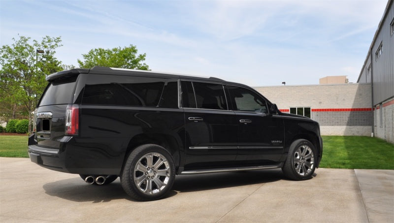 Corsa 2015 GMC Yukon Denali XL 6.2L V8 3in Cat-Back Single Side Exit Twin 4in Polished Tips - DTX Performance