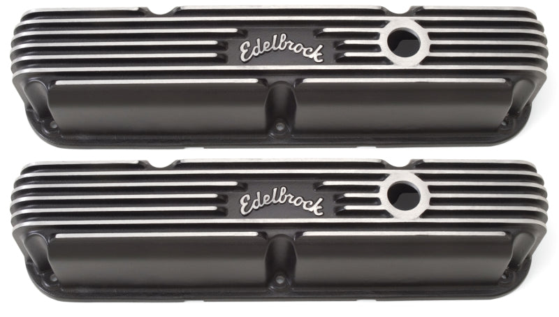 Edelbrock Valve Cover Classic Series Chrysler La 318-340-360 CI V8 Black - DTX Performance