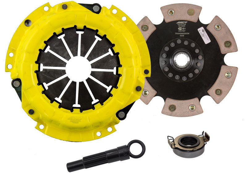 ACT 1991 Geo Prizm Sport/Race Rigid 6 Pad Clutch Kit - DTX Performance