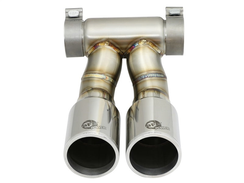 aFe Power 13-14 Porsche Cayman S / Boxster S Polish Exhaust Tip Upgrade - DTX Performance