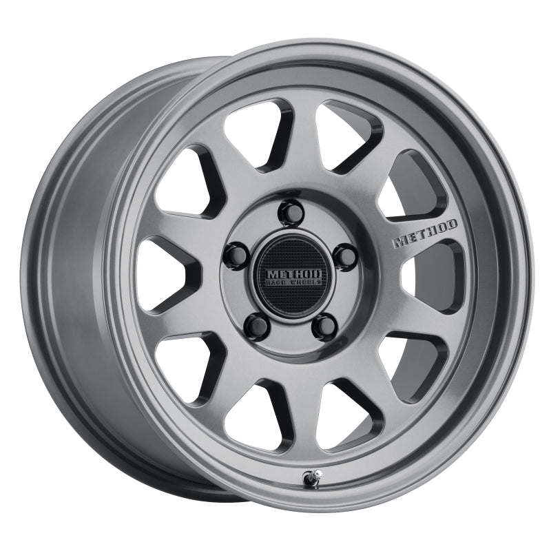 Method MR316 17x8.5 0mm Offset 5x150 110.5mm CB Gloss Titanium Wheel - DTX Performance