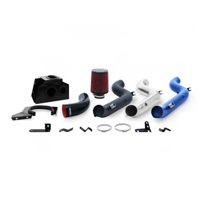 Mishimoto 2016+ Ford Focus RS Performance Air Intake Kit - Wrinkle Black - DTX Performance