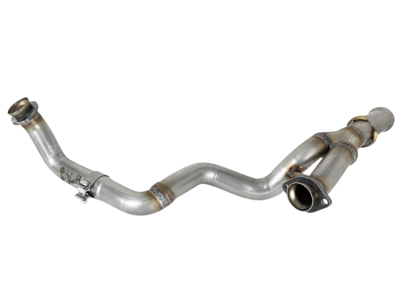 aFe POWER Twisted Steel Y-Pipe 2-1/4in 409 SS Exhaust System 2018 Jeep Wrangler (JL) V6-3.6L - DTX Performance