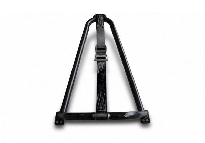 N-Fab Bed Mounted Tire Carrier Universal - Gloss Black - Black Strap - DTX Performance