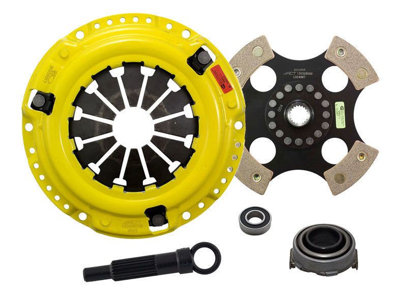 ACT 1992 Honda Civic HD/Race Rigid 4 Pad Clutch Kit - DTX Performance