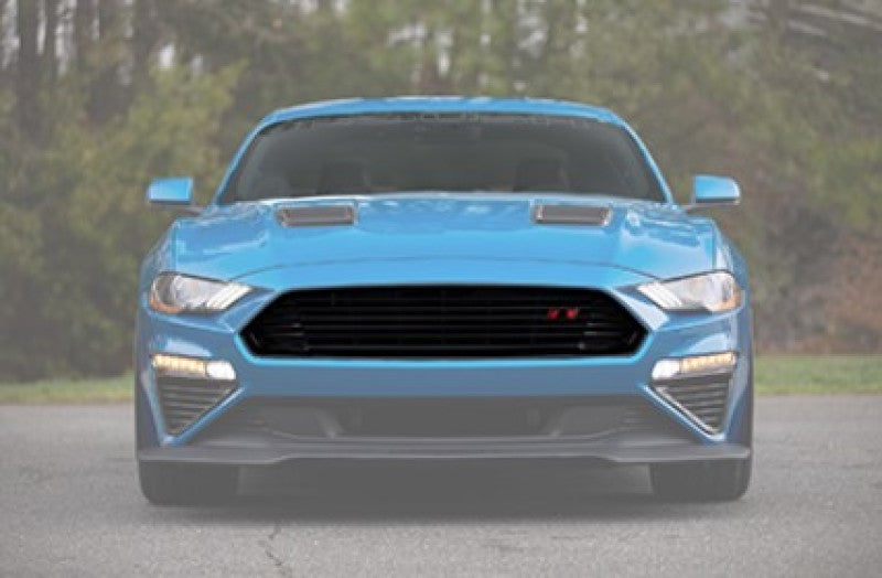 Roush 2018+ Ford Mustang Black Upper Grille Kit - DTX Performance