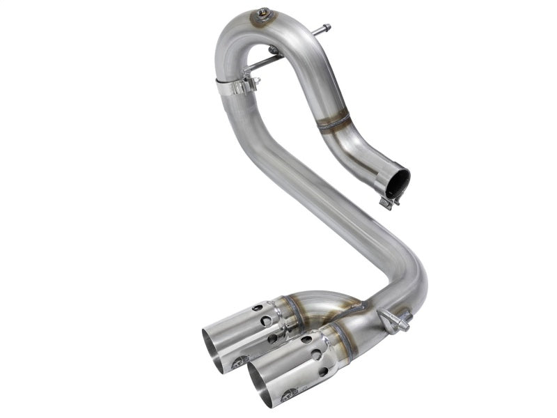 aFe Rebel Series DPF-Back 3in Side Exit SS Exhaust w/ IC Polished Tips 2016 GM Colorado/Canyon 2.8L - DTX Performance