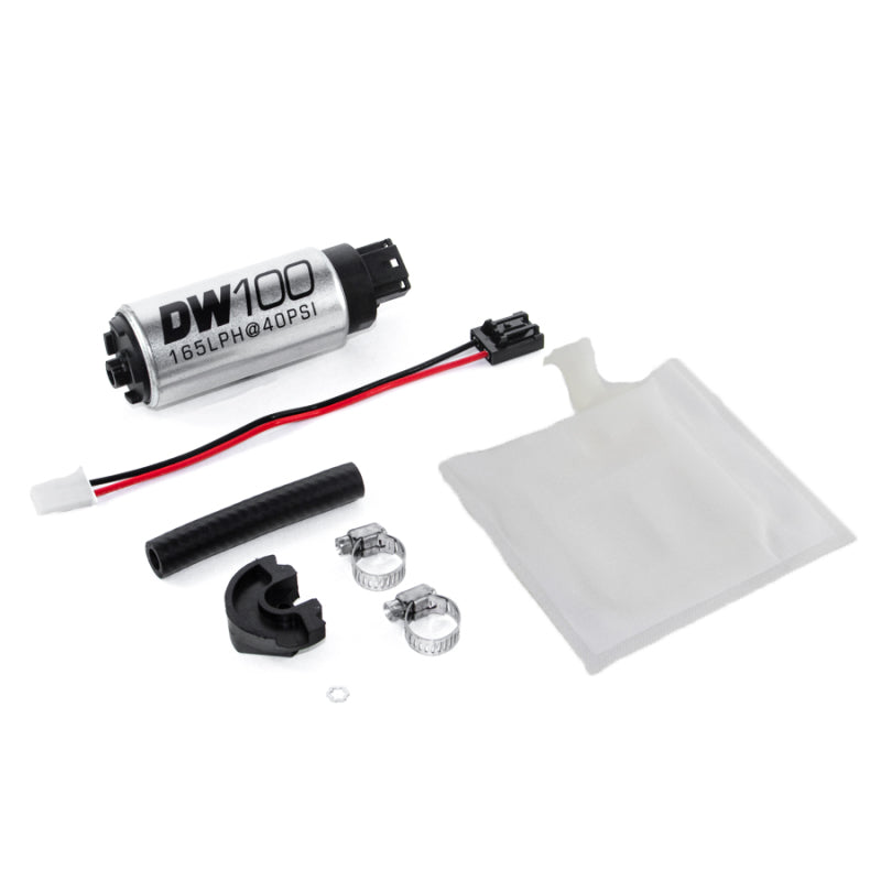 DeatschWerks 165 LPH In-Tank Fuel Pump w/ 90-07 Subaru Legacy, 93-07 Impreza Install Kit - DTX Performance