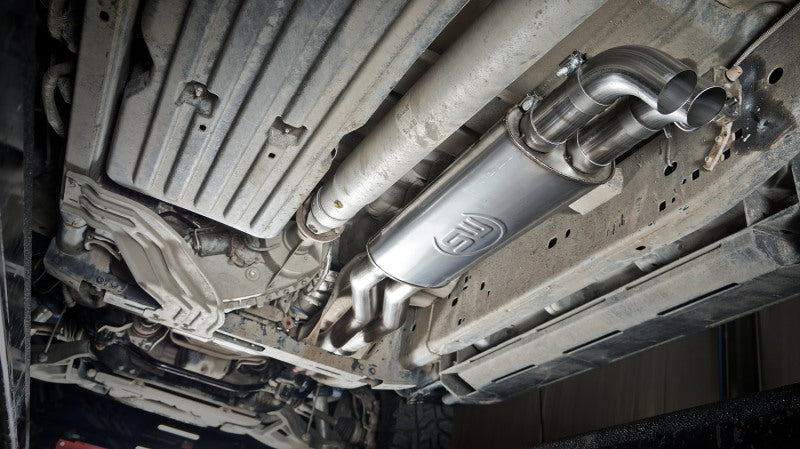 Stainless Works 2011-14 Ford F-150 Raptor Exhaust X-Pipe Resonator Dump In Front Of Rear Axle - DTX Performance