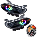 Oracle 13-16 Dodge Dart SMD HL - Black - Halogen - ColorSHIFT