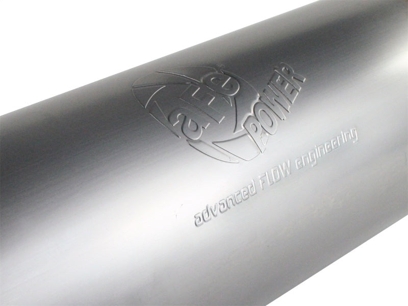 aFe MACHForce XP Exhausts Mufflers SS-409 EXH Muffler 4 ID In/Out 8 Dia - DTX Performance