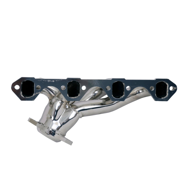 BBK 87-95 Ford F150 Truck 5.0 302 Shorty Unequal Length Exhaust Headers - 1-5/8 Silver Ceramic - DTX Performance