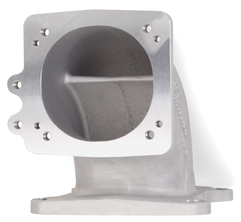 Edelbrock High Flow Intake Elbow 95mm Throttle Body to Square-Bore Flange As-Cast Finish - DTX Performance