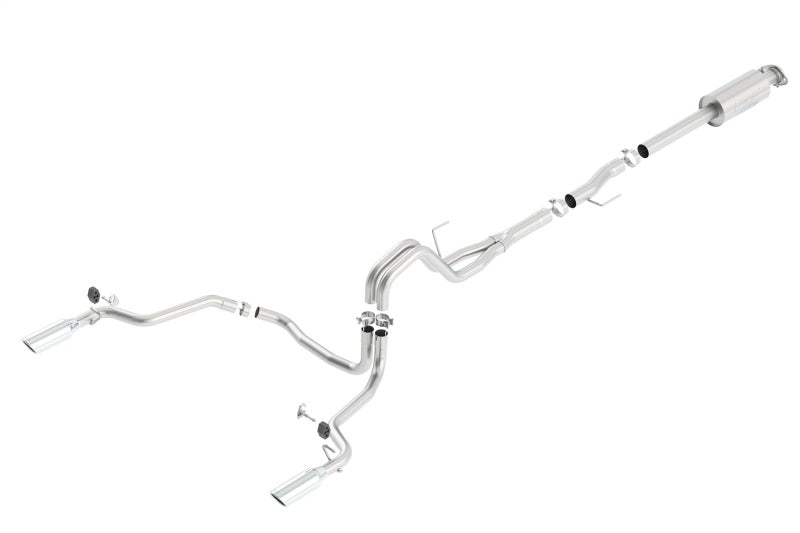 Borla 15-16 Ford F-150 3.5L EcoBoost Ext. Cab Std. Bed Catback Exhaust ATAK Single Split Rear Exit - DTX Performance