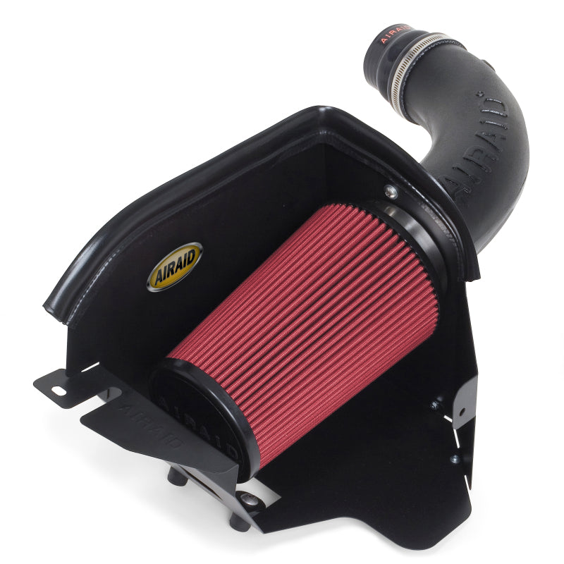 Airaid 07-11 Jeep Wrangler JK 3.8L CAD Intake System w/ Tube (Dry / Red Media) - DTX Performance