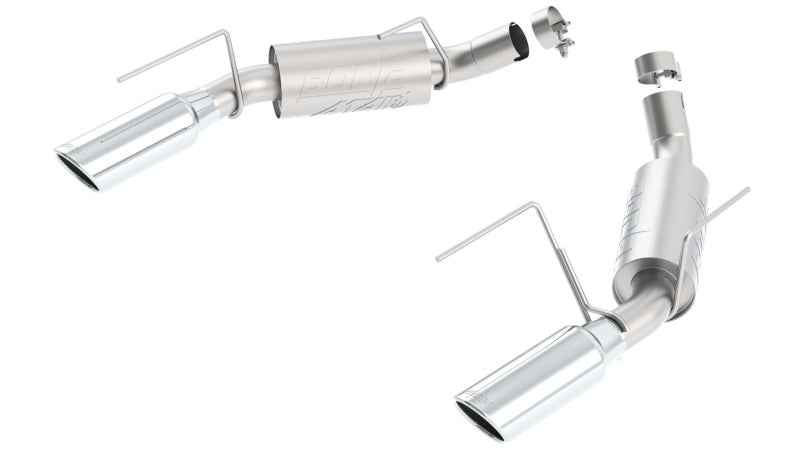 Borla 05-09 Mustang GT/Bullitt 4.6L 8cyl Aggressive ATAK Exhaust (rear section only) - DTX Performance