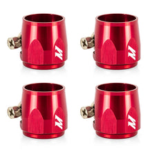 Load image into Gallery viewer, Mishimoto Aluminum -12AN Hex Finishers - Red - DTX Performance