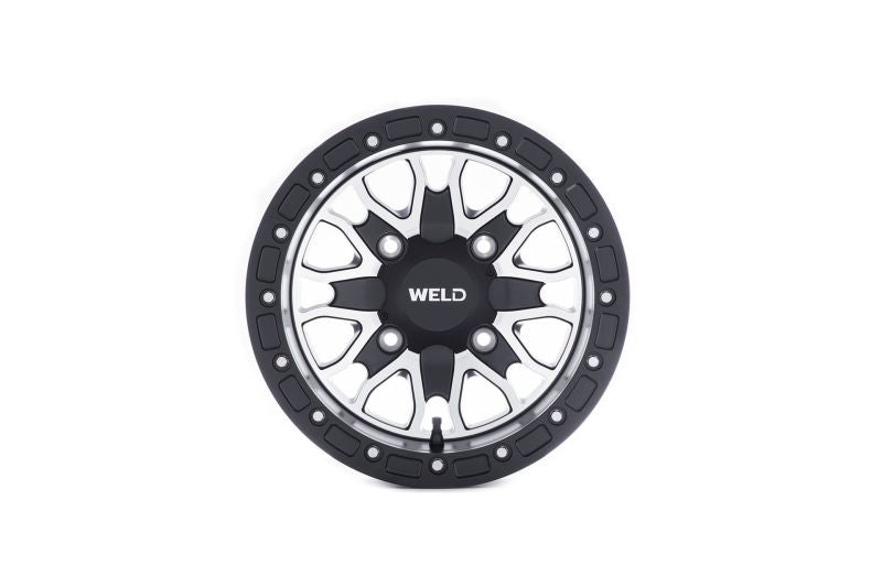 Weld UTV RF Series Raptor U501 15x8 Raptor Beadlock 4x136 4BS Satin BLK MIL - DTX Performance