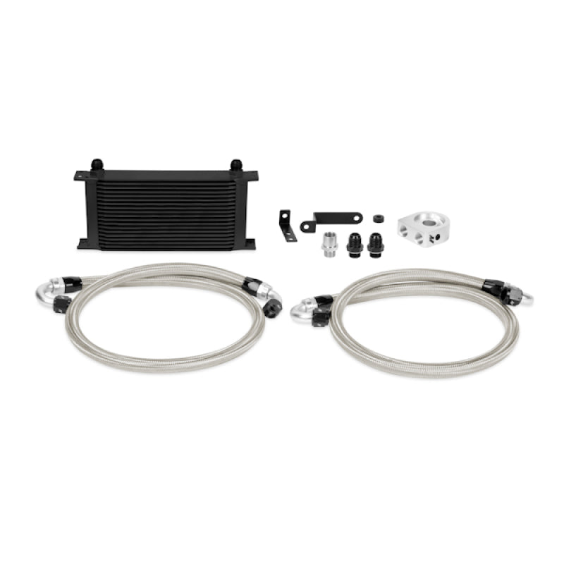 Mishimoto 08-14 WRX/STi Oil Cooler Kit - Black - DTX Performance