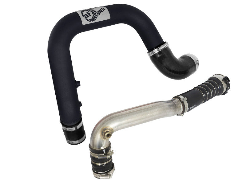 aFe BladeRunner 2.5in Black IC Tube Hot Side w/ Coupling & Clamp Kit 2016 GM Colorado/Canyon 2.8L - DTX Performance