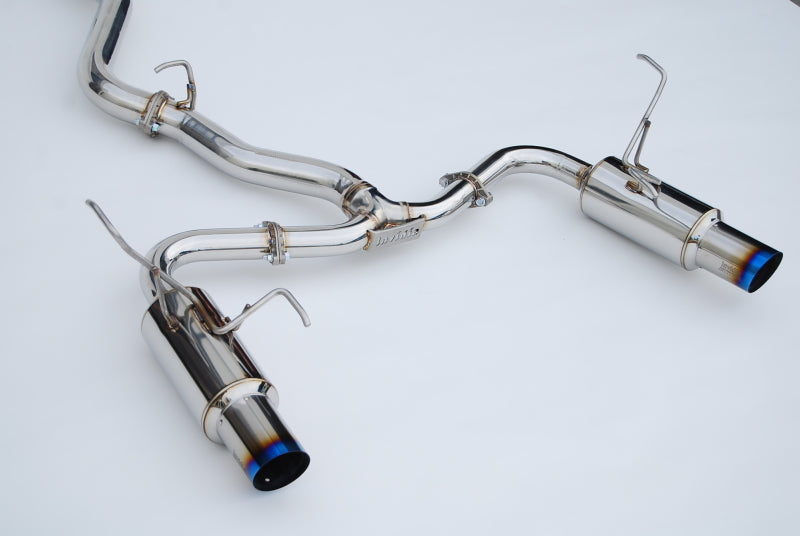 Invidia 2022+ Subaru WRX N1 Twin Outlet Single Layer Tip Cat-Back Exhaust - DTX Performance